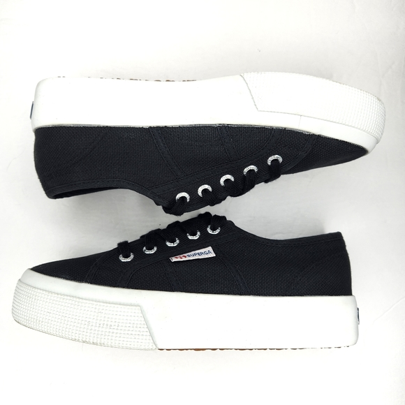 Superga Black Canvas Classoc Low Sneaker 6.5 - Picture 5 of 8